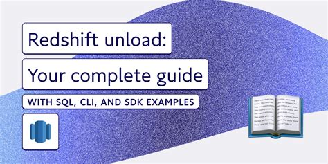 redshift unload|Troubleshoot UNLOAD issues in Amazon Redshift .